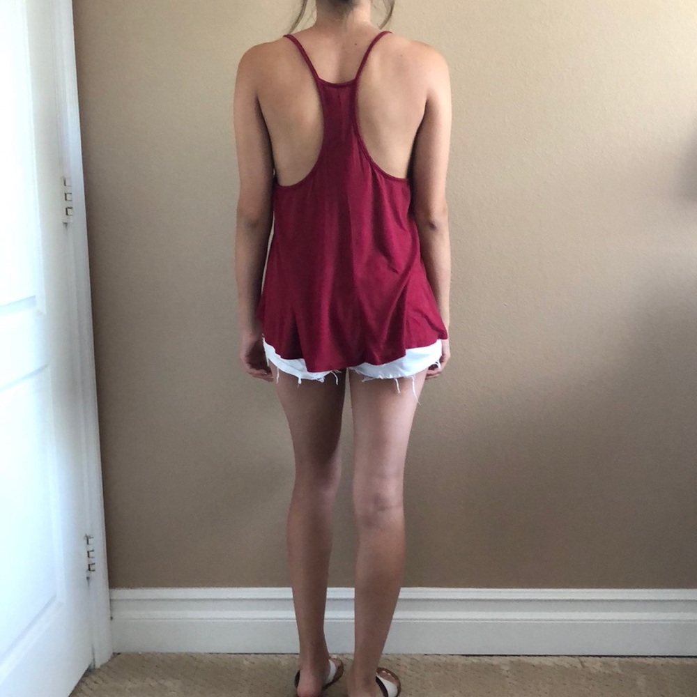 Cranberry tank top - Picture 3 of 4